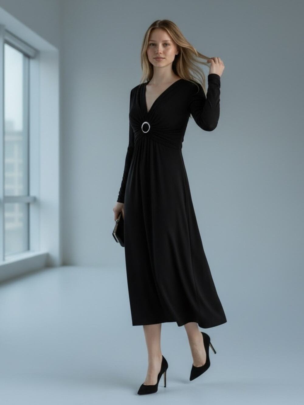 JONES WEAR DRESS Women’s 14 Black